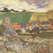 Vincent Van Gogh View of Auvers (nn04) Sweden oil painting artist